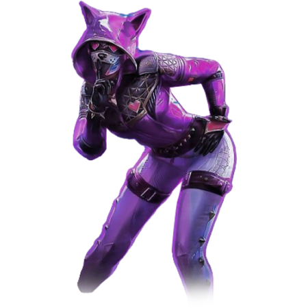 Sell PUBG Mobile Accounts, Character in purple cat costume