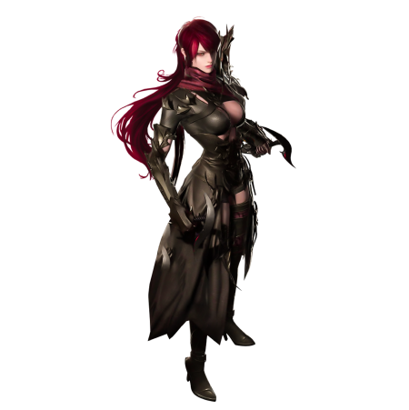Buy Lost Ark Accounts, Female warrior with red hair