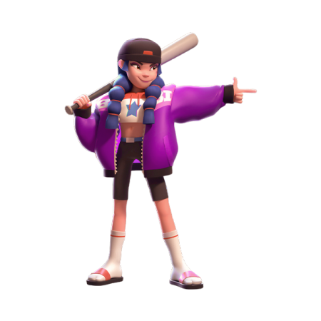 Buy BS Accounts, girl with a bat