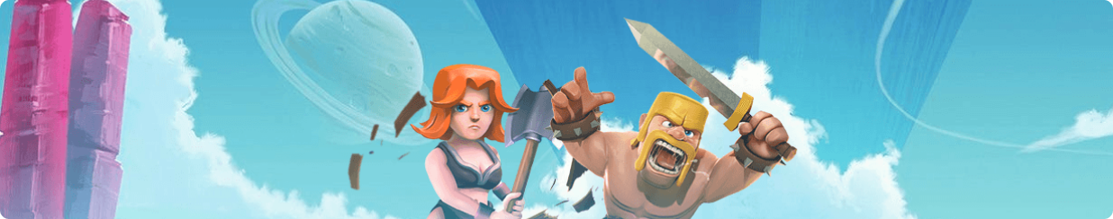 Sell Clash Royale Accounts Banner, Gladiator and fighter
