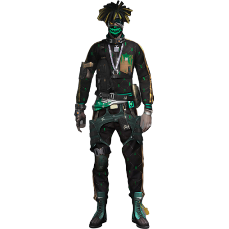 Modern warrior with dreadlocks