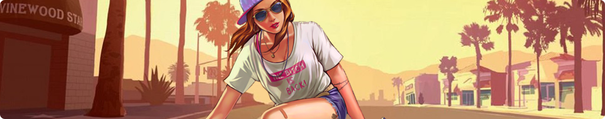 Sell Accounts GtaV, Girl with sunglasses GTA 