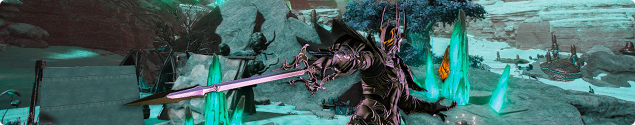 Buy FFXIV Gil, black knight with large sword