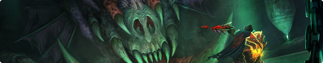 Sell OSRS Accounts, Banner - Champion fighting a giant dragon