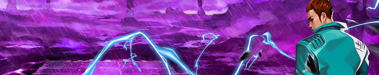Buy Valorant Account, banner with Yoru with a pink background and lightning